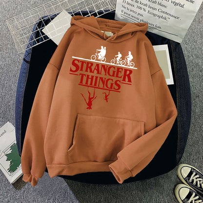 Stranger Things Printed Fleece Hoodie