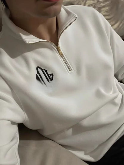 Long-sleeve oversized hoodie, thickened outerwear