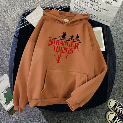 Stranger Things Printed Fleece Hoodie