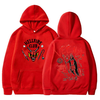 Stranger Things Printed Fleece Hoodie