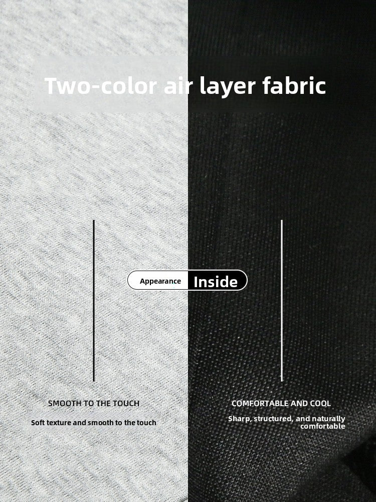 Heavyweight American-style color-blocked lined hoodie