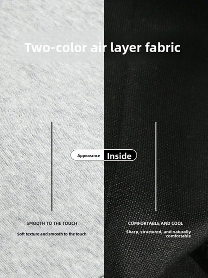 Heavyweight American-style color-blocked lined hoodie