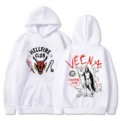 Stranger Things Printed Fleece Hoodie